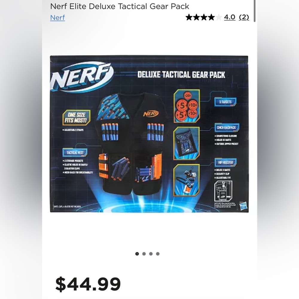 NERF Deluxe Tactical Gear Pack NIB